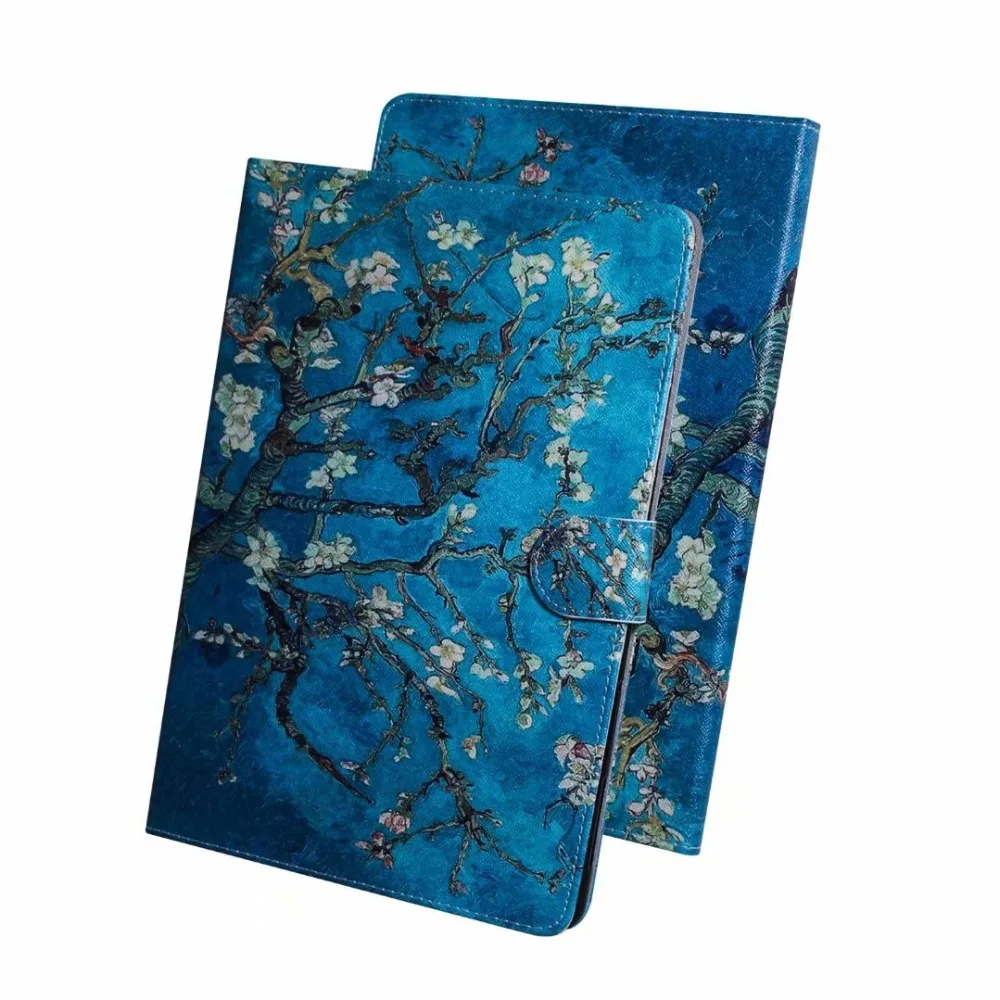 Чехол для планшета для Samsung Galaxy Tab S6 T860 T865 SM-T860 SM-T865 10,5 дюймов модный цветной рисунок кожаный чехол-подставка, петля+ подставка для ручек