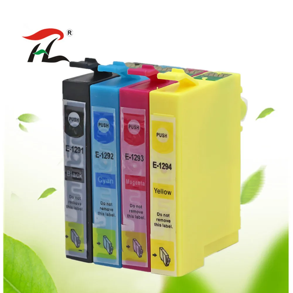 

Совместимые чернильные картриджи T1295 1291 для принтера Epson T1291 T1292 T1293 T1294 для Epson SX420W SX425W SX525WD SX230