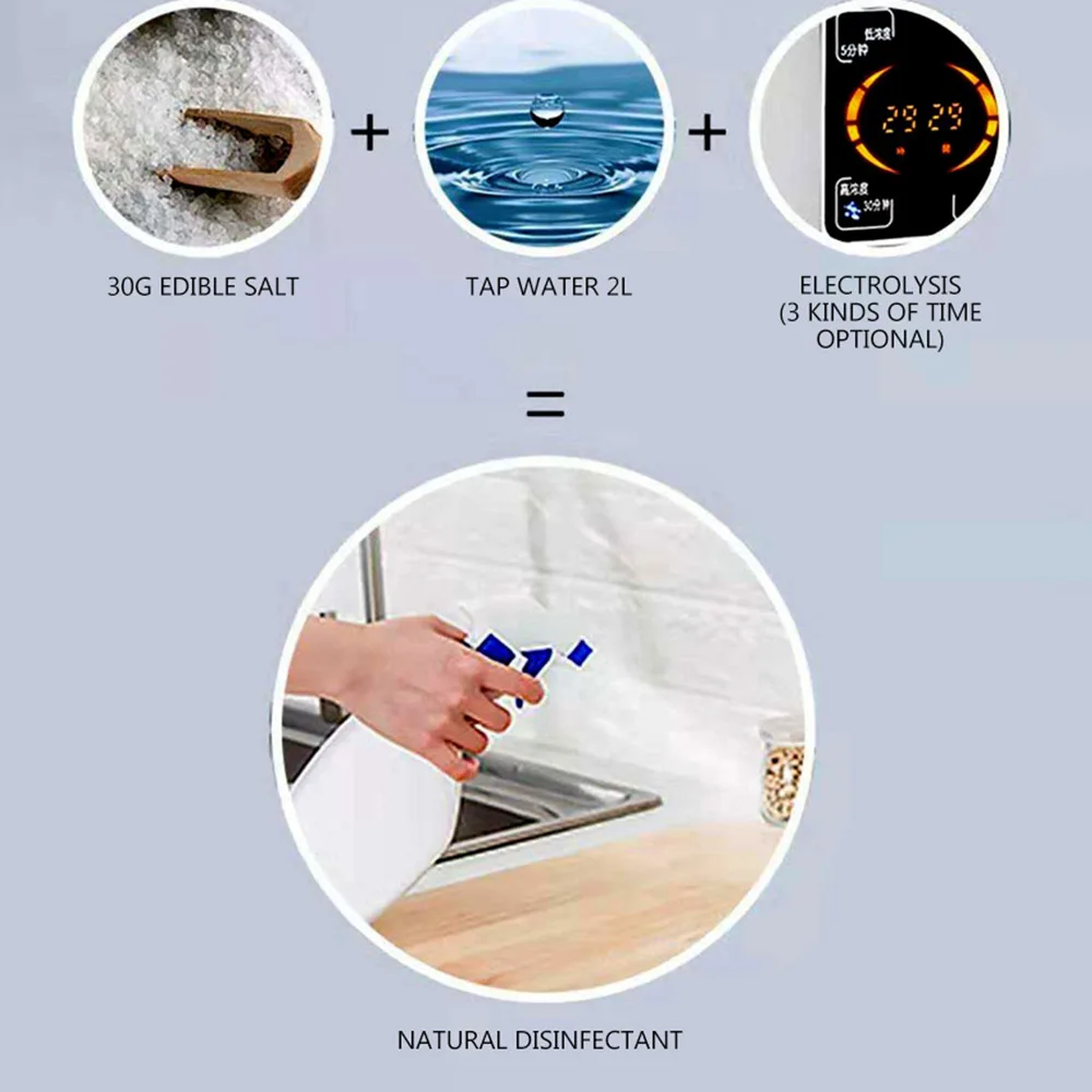 Бытовая установка для производства 84 дезинфицирующих средств генератор