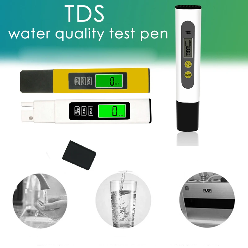 Измеритель Качества воды TDS тестовый er автоматическая калибровка 0-9990ppm идеальный