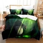 Комплект постельного белья Мой сосед Тоторо, односпальный, двойной, полноразмерный, Королевский, милый комплект постельного белья, Aldult, комплект из двух предметов, с 3D-принтом 033