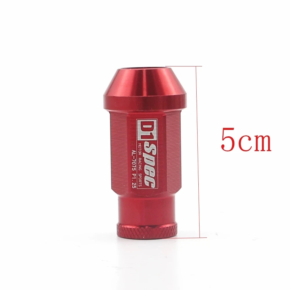 Заготовка алюминиевые Гоночные Колесные гайки M12X1.5/M12X1.25 для Honda Ford Toyota 20