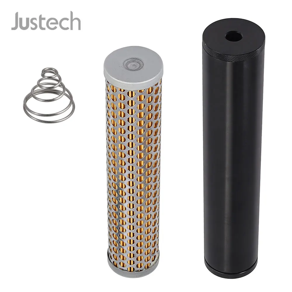 Алюминиевый низкопрофильный топливный фильтр Justech для Napa 4003 WIX 24003 с резьбой 1/2-28