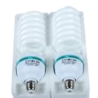 2x135 Вт E27 основа 5500K яркая флуоресцентная лампа непрерывного освещения для софтбокса фотосъемки