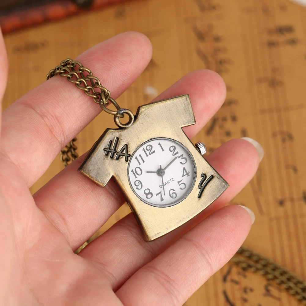 Креативная одежда карманные часы модные маленькие с циферблатом Женские