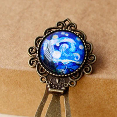 

Металлические закладки XYDDJYNL "Звездная ночь", "Подсолнух"