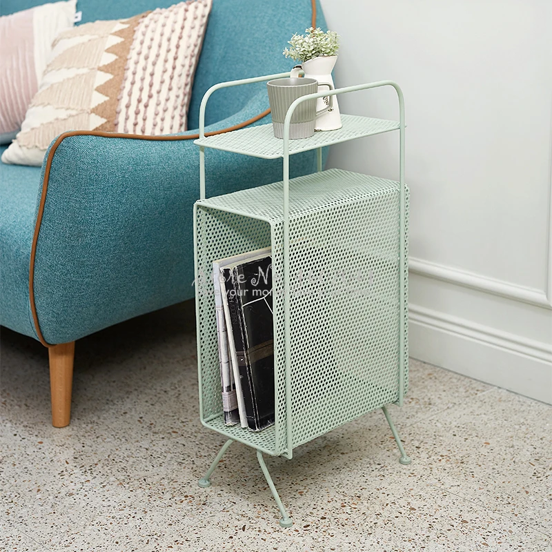 Скандинавская Стильная Золотая железная прикроватная тумба диван боковой шкаф