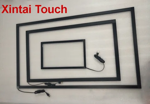 Xintai Touch 24 дюйма 10 точек ИК интерактивная мульти тачскрин панель/рамка/Накладка с соотношением 16:10