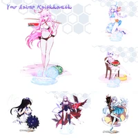 hot game anime figures honkai impact 3rd acrylic stand model plate cosplay desk decor standing sign keychains fans friends gifts