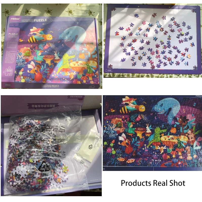 Mideer 500 шт. пазл для детей капитан медведь маскарадные забавные игрушки мальчиков