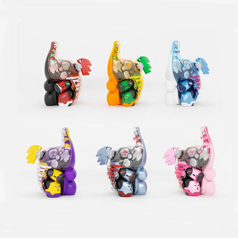 

Semi Mechanical Little Fly Elephant Blind Random Box Toy Anime Action Figure Surprise Figurine Doll For Gift Collection 6Pcs/Set