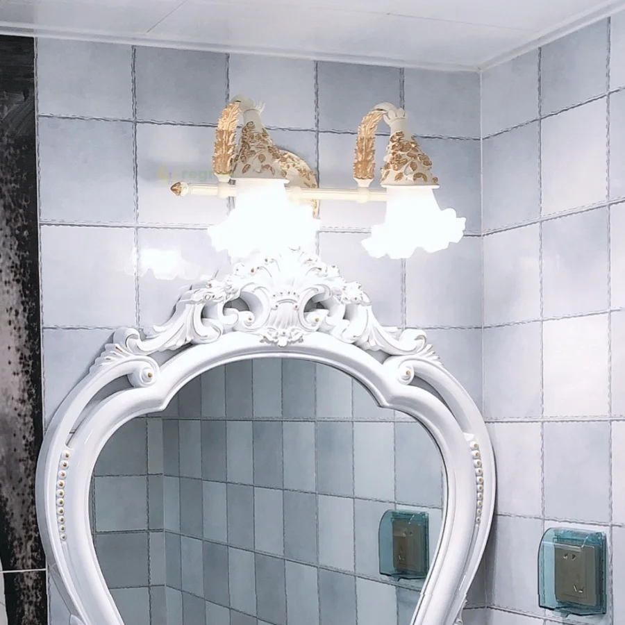 E14 стеклянный абажур для светодиодной лампы Ванная комната Светильник туалет