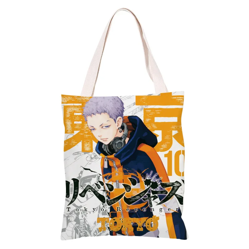 Холщовые сумки 32Syles с изображением Токийского призрака аниме Токийский снестика