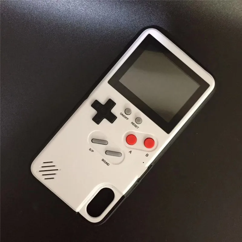 Полноцветный дисплей 36 игровых чехлов для телефона iPhone Xs Max Xr X Gameboy чехол 6 7 8 Plus