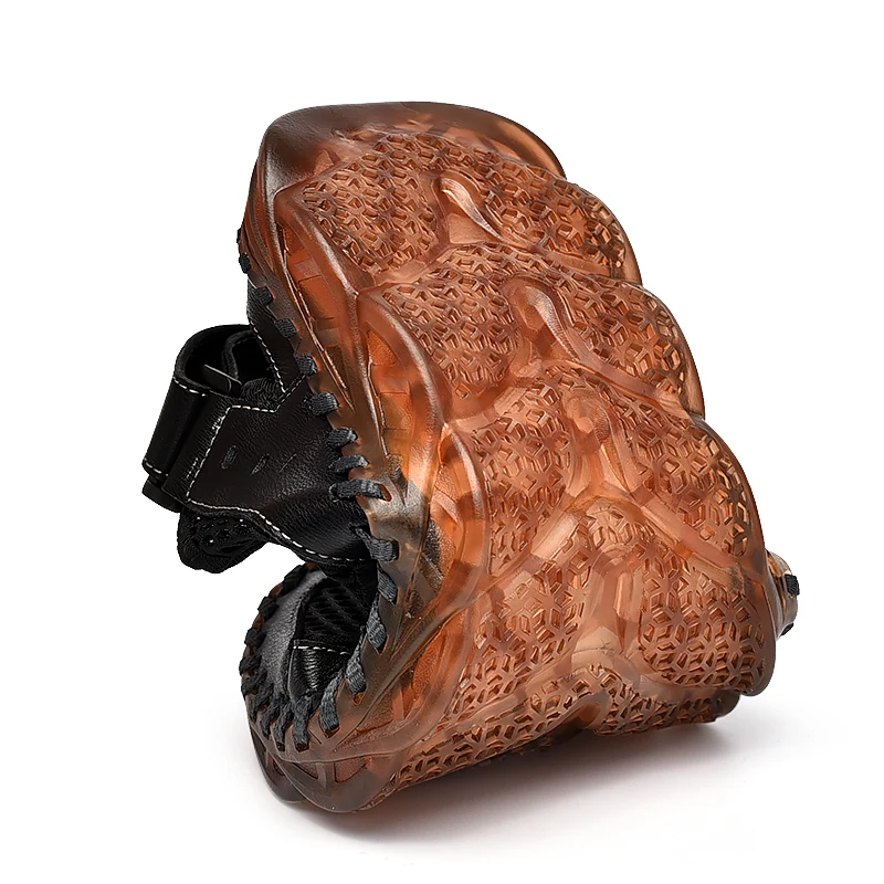 Мужские кроссовки для рыбалки дышащая сетчатая обувь восхождения Нескользящие