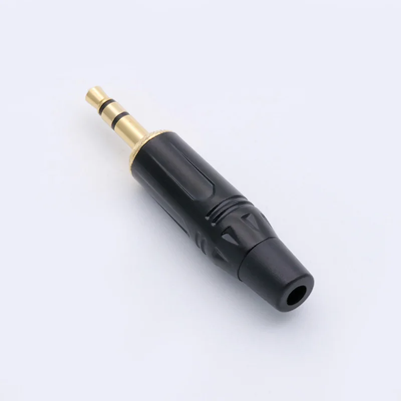 OD 10 мм разъем для микрофона аудио 3 5 стерео штекер в сборе черный позолоченный
