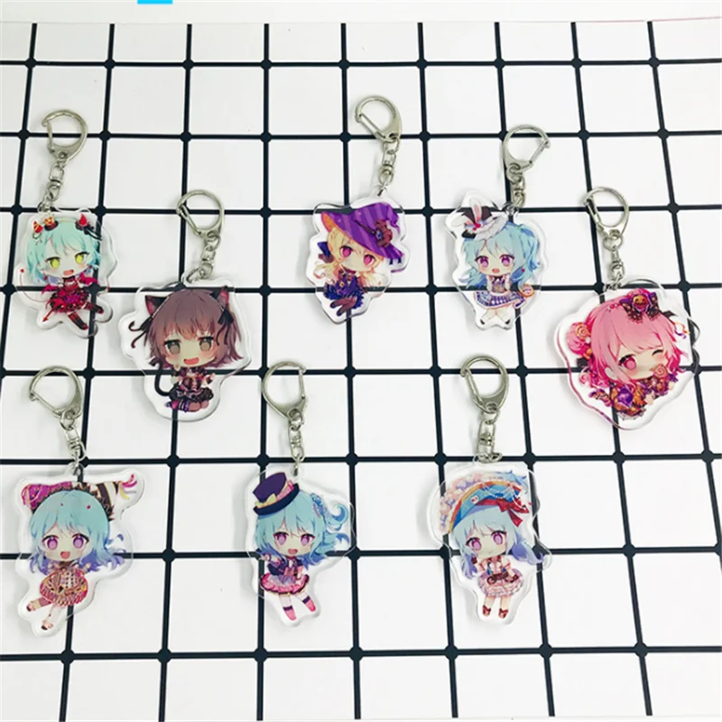BanG Dream Тояма Касуми персонажа реквизит брелок для ключей с рисунком из аниме