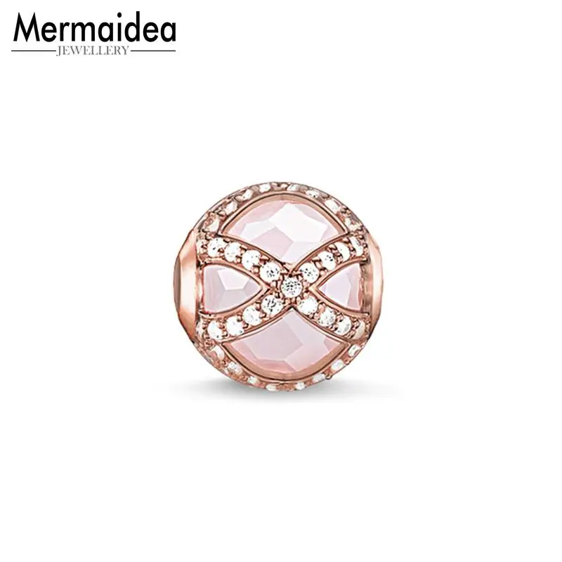 Бусы розовые Maharani розовое чистое золото цвет подходит браслет ожерелье