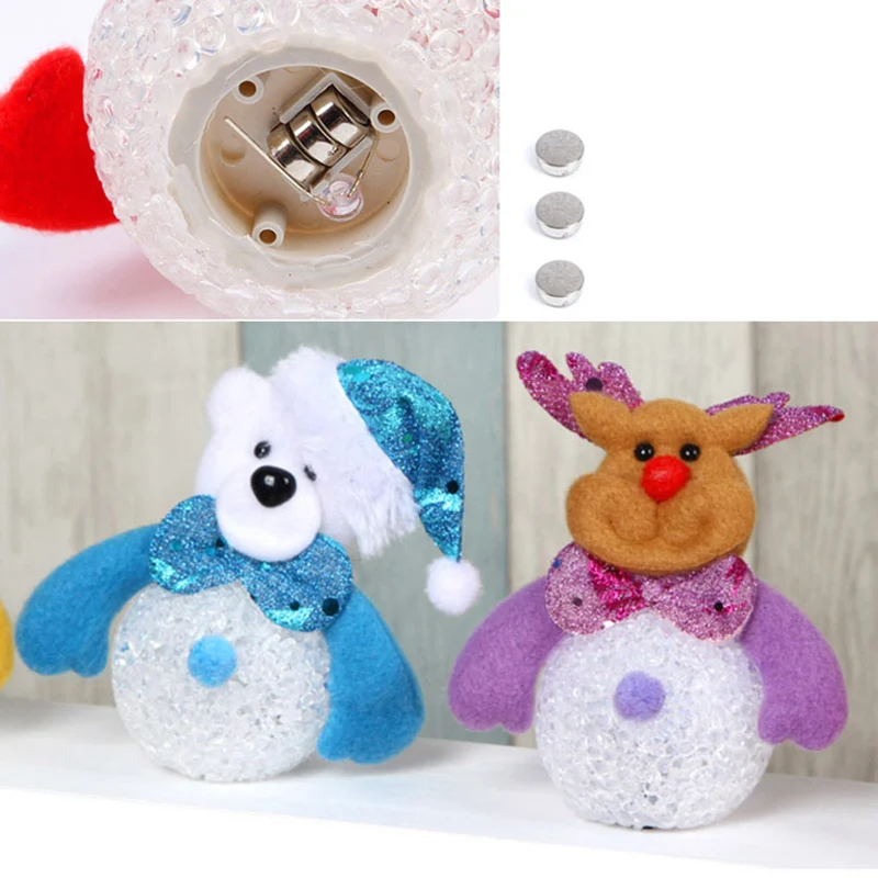 Рождественский светильник рождественский подарок мини стол милый Санта Клаус