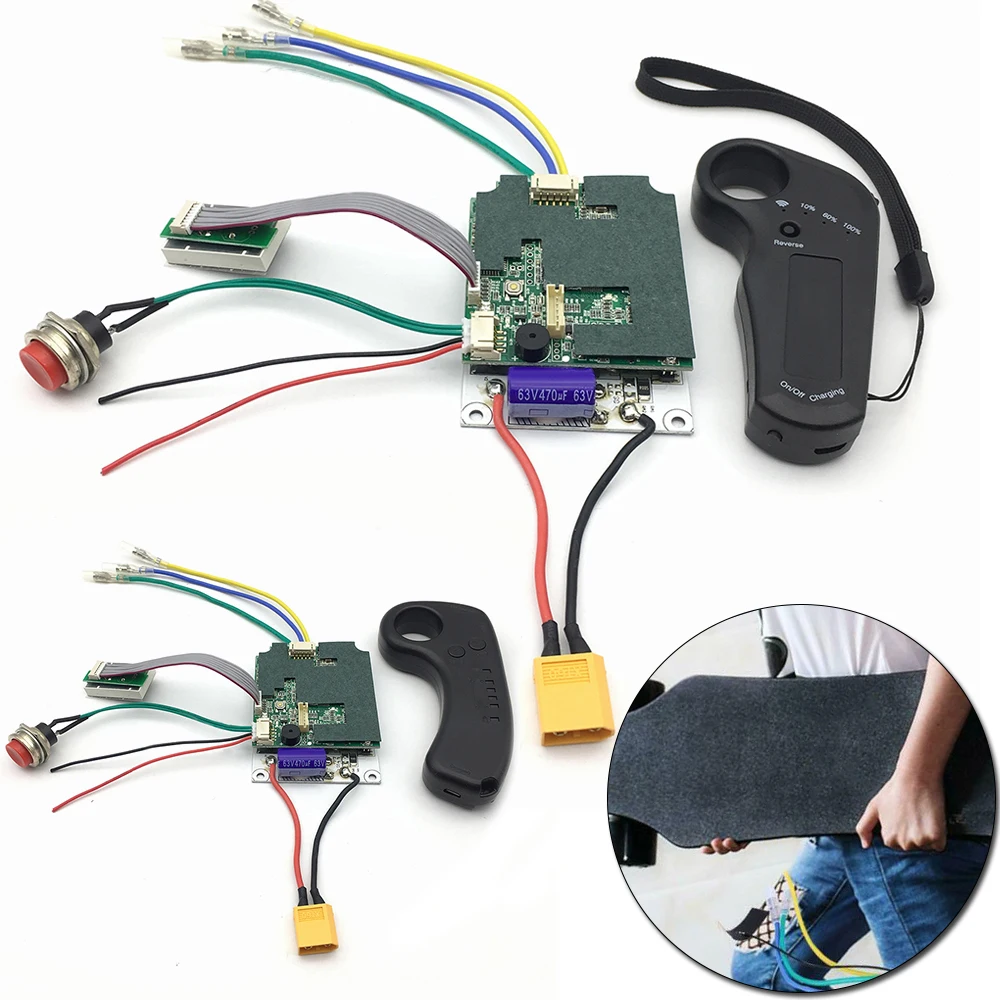 

36V Electric Four-wheel Skateboard Controller Control Board Single Motor Drive Durable And Practical Not Easy To Burn Out