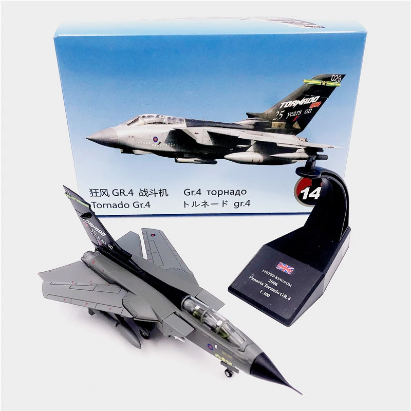 1:100 масштаб 1/100 британский боевой искусственный самолет Panavia Tornado GR4|Вертолеты
