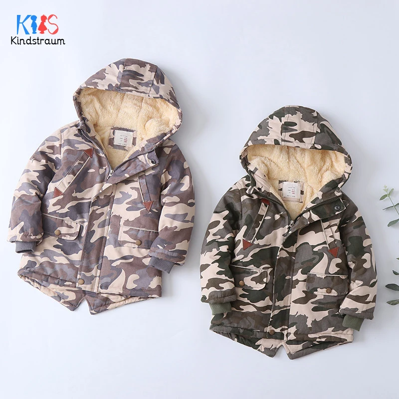 2019 г. Детские зимние куртки камуфляжные теплые флисовые пальто/куртки для
