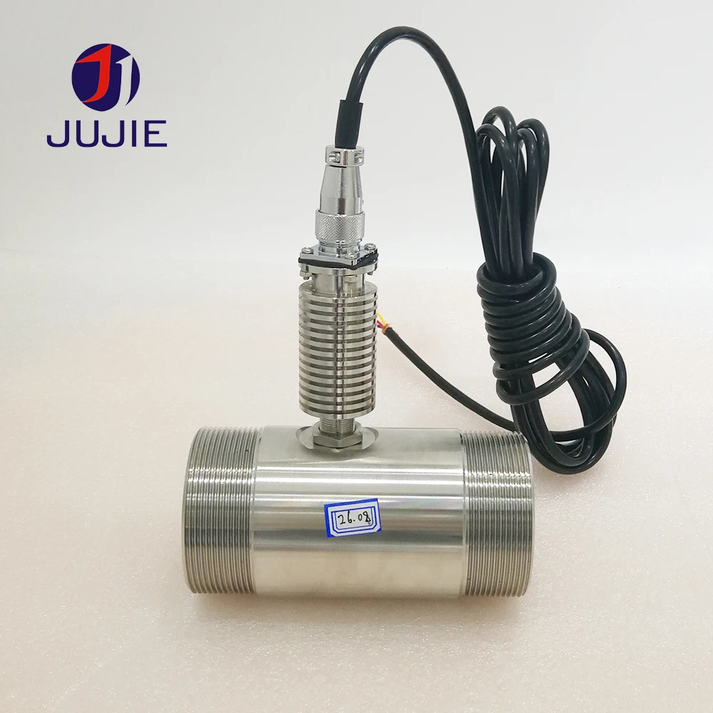 Высокотемпературный турбинный расходомер DN50/65/80 датчик расхода воды масла