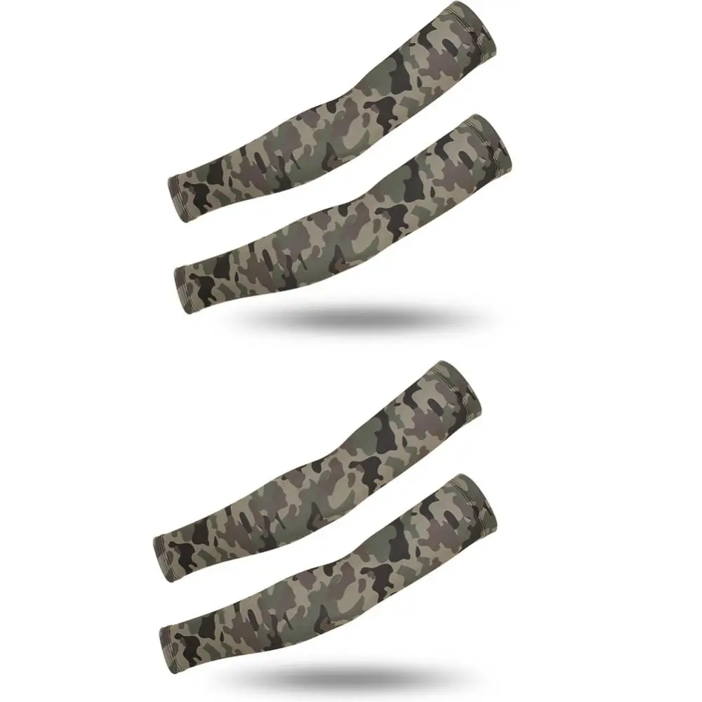 

2 Pairs Camouflage Unisex Outdoor Sport Cycling Sun UV Protection Arm Sleeves Arm Sleeves