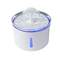 pet automatic drinking fountain pet automatic water dispenser led light water shortage power off dog water dispenser