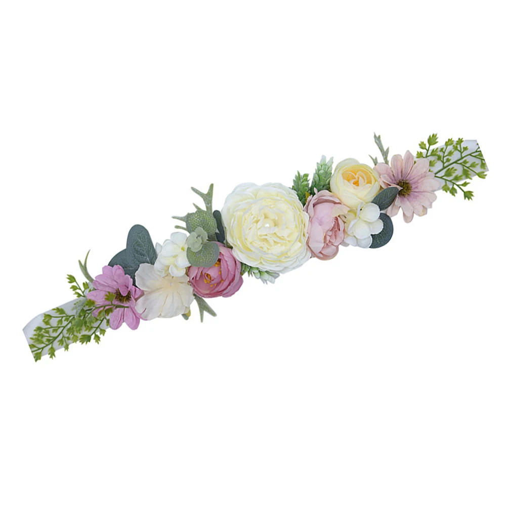 Свадебное модное платье с поясом полиэстер цветочный женский пояс Свадебный