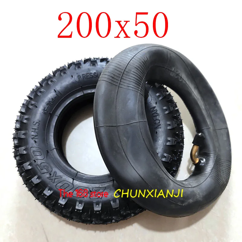 

Newest 2 Set 200x50 Inner and Outer Tyre (8''*2'') Tube Tyre for Electric Gas Scooter & Electric Scooter Wheelchair Wheel