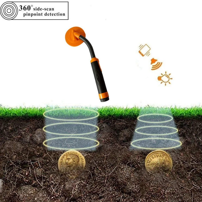 

HS-07 Multi-Function Waterproof Induction Metal Detector Gold Silver Copper Detector Sensitive Underwater Detector