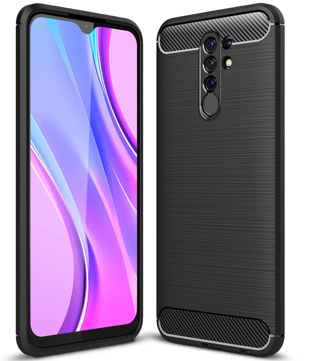 

Shockproof TPU Carbon Fiber Phone Case For Xiaomi Poco F1 Redmi Note 4 4X 5 6 7 K20 6A 7A 9T Pro Plus Softness Protection Cover