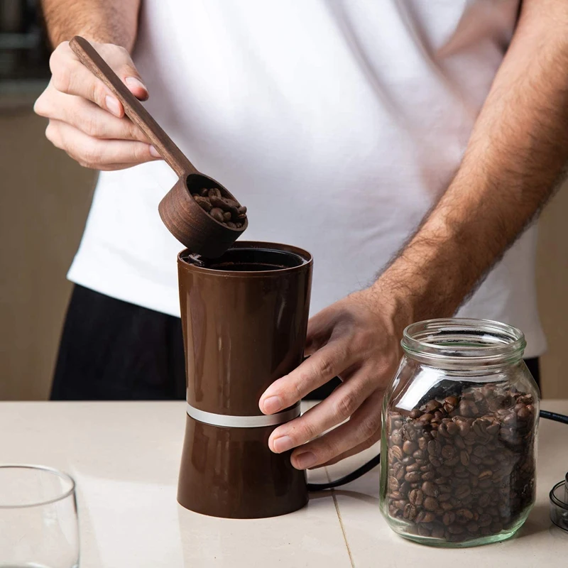 

Coffee Scoop Wooden Coffee Spoon Wooden Tablespoon Measure Spoon for Coffee Ground Beans Milk Powder