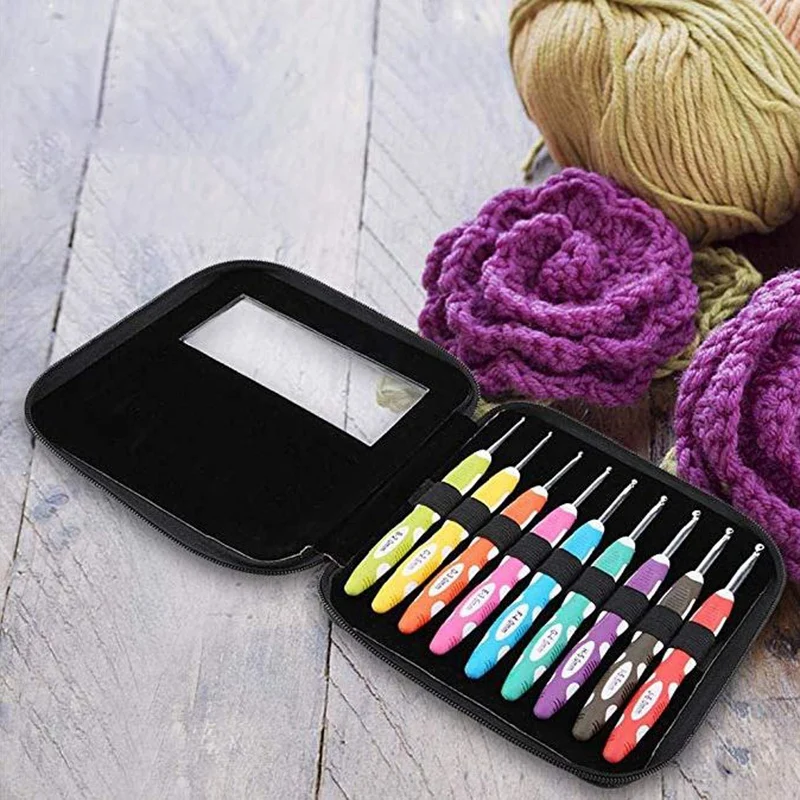 9 шт. набор крючков для вязания | Шиньоны и парики