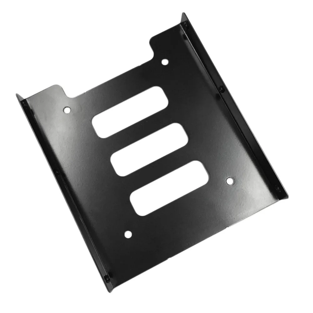 Полезный 2,5 дюймов SSD HDD до 3,5 дюймов металлический монтажный адаптер Кронштейн Док-держатель жесткого диска для ПК корпус жесткого диска