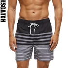 Новые мужские пляжные шорты Escatch, Летние плавки для серфинга размера плюс, купальники на шнурке для мужчин, купальные костюмы ESX05 купальный костюм Homme