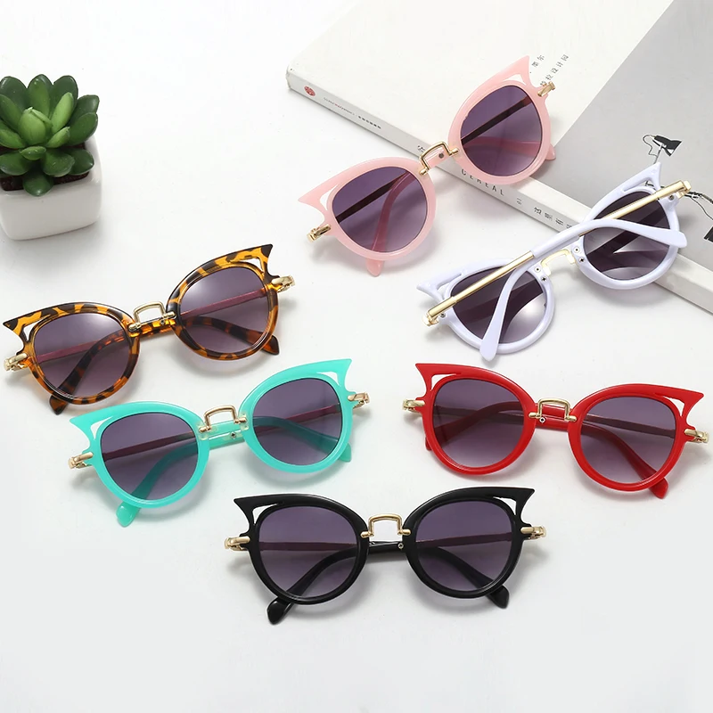 Plastic Black Round Kids Sunglasses Brand little girl/boy Baby Child Glasses goggles Small face Suit For 2~6 age | Аксессуары для