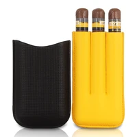 leather travel cigar case humidor portable smoking tool mini cigar humidor box accessory outdoor gadgets