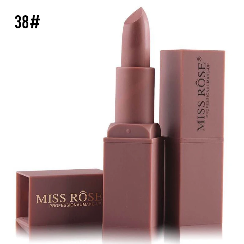 MISS ROSE, 11 цветов, красная матовая губная помада, блеск для губ, квадратная трубка, увлажняющий, стойкий, водостойкий, оттеночный бальзам для губ, макияж, TSLM1
