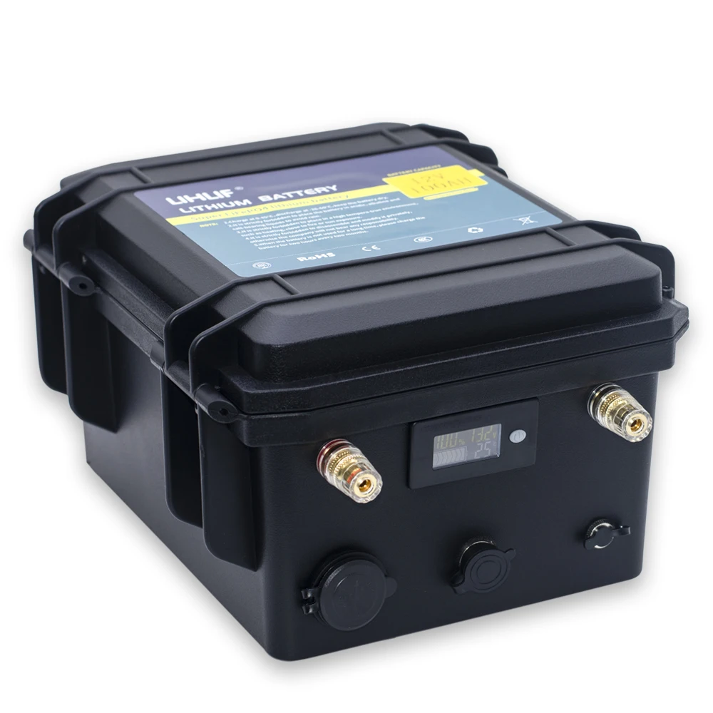 12V 100ah lifepo4 аккумулятор 100AH водонепроницаемый комплект литий ионный батарей 12v