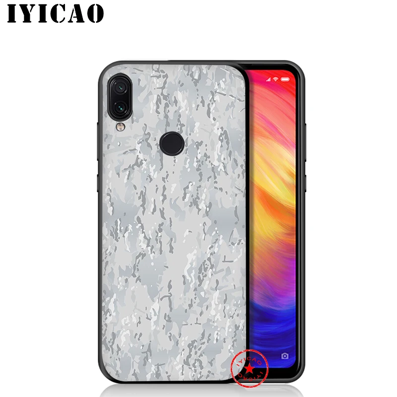 IYICAO Army Camo Camouflage Pattern Soft Case for Redmi K20 8A 7A 7 6 Pro 6A 5 Plus 5A 4X 4A S2 Go Silicone |