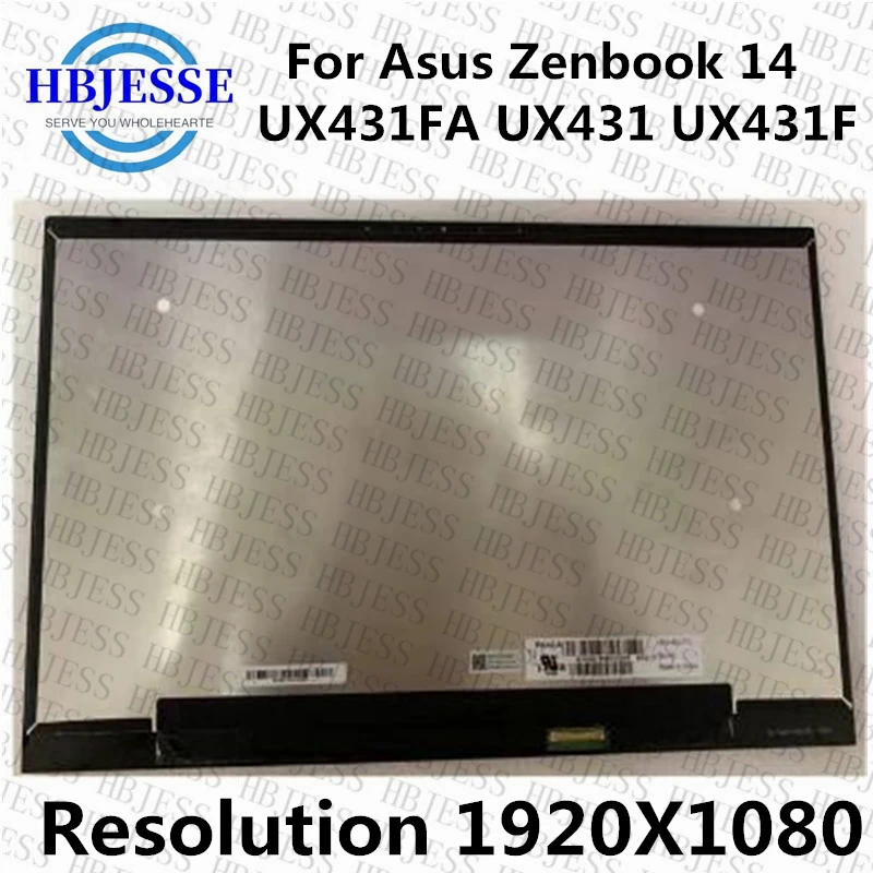 Оригинальный ЖК-экран для ноутбука 14 дюймов, панель в сборе для Asus Zenbook 14 UX431FA UX431 UX431F FHD NB8618