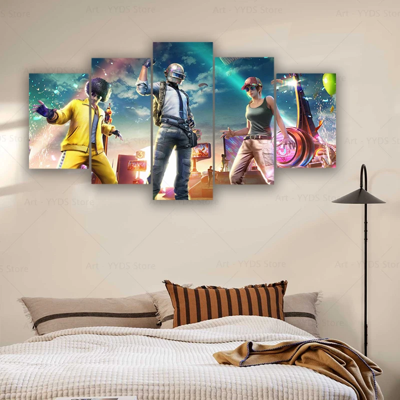 PUBG мобильный ритм танцевальный постер игра холст настенная живопись для