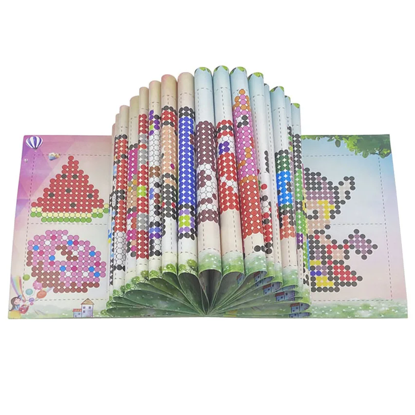 Perler учебный ручной бисер 5 мм рисунок узор Atlas Hama бусины инструмент книга Железный