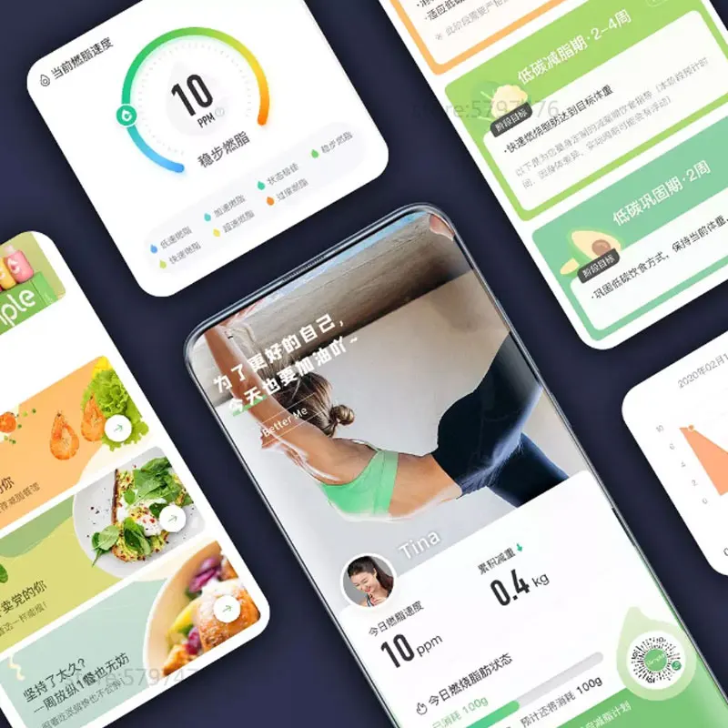 

Youpin Intelligent Fat Burning Wizard Ketone Detector FDA Certified High-efficiency Fat Reduction Intelligent Analysis Program