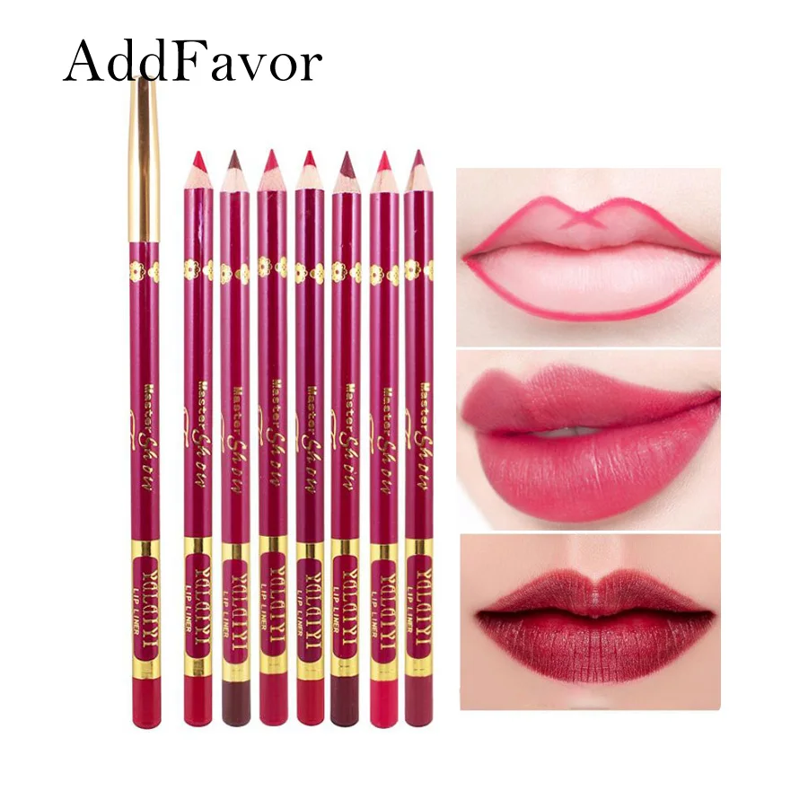Addfavor 2 шт. макияж карандаш для губ водостойкий сексуальный матовый натуральный