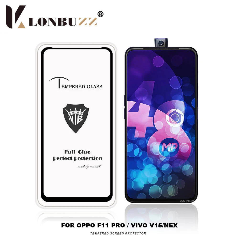Закаленное стекло Экран протектор для OPPO F5 F7 F9 F9pro F11 F11pro A5 A9 A3S A83 A1 A59 A59S гвардии