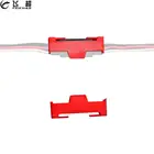 50 шт.лот ABS пластиковый сервоудлинитель зажим для кабеля Y-образный трос Защитная Пряжка крепление зажим Jointer стабильный карточный сиденье для RC сервопривода