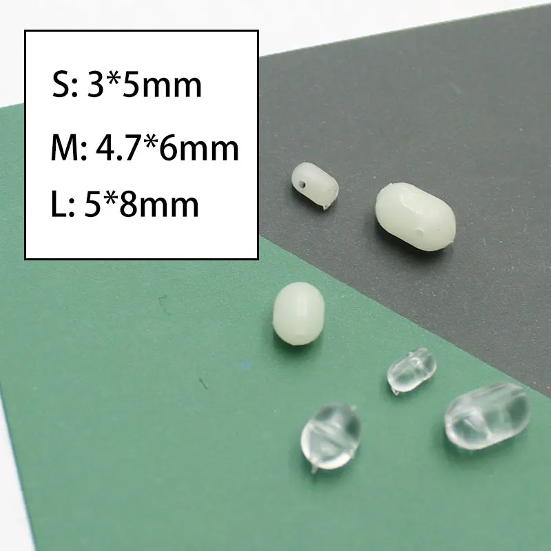 100 шт. аксессуаров для карповой рыбалки - перекрестные бусины для волосных оснасток, фидерных бусин, чод-зиг оснасток, лесок для рыбалки, снасти для рыбной ловли.